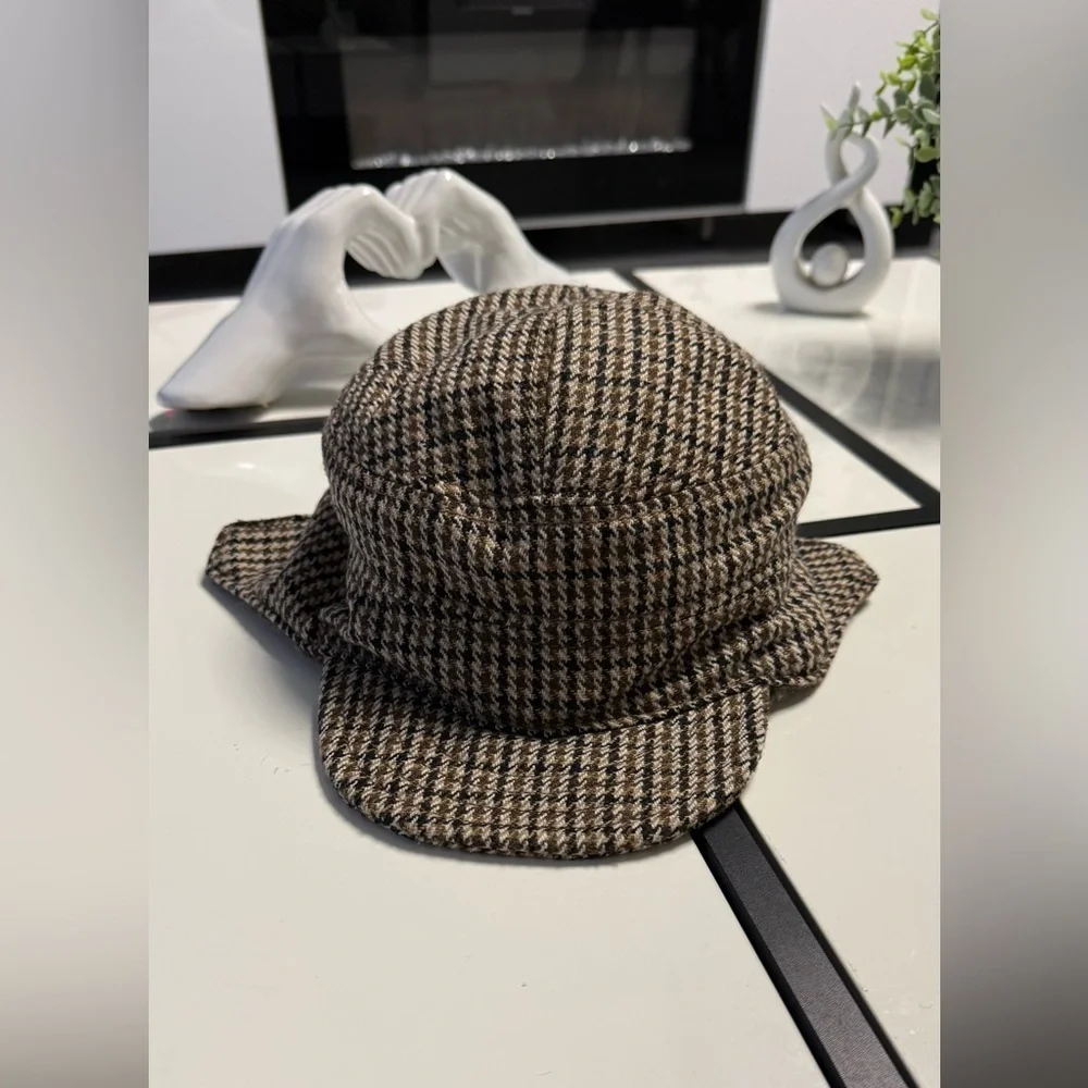 VINTAGE STYLE Goorin Bros. Trapper Hat - Plaid Wool Blend - Size M